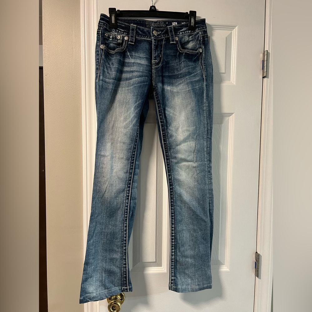 Miss Me Blue Straight Leg Jeans